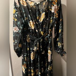 Long dress with flowers